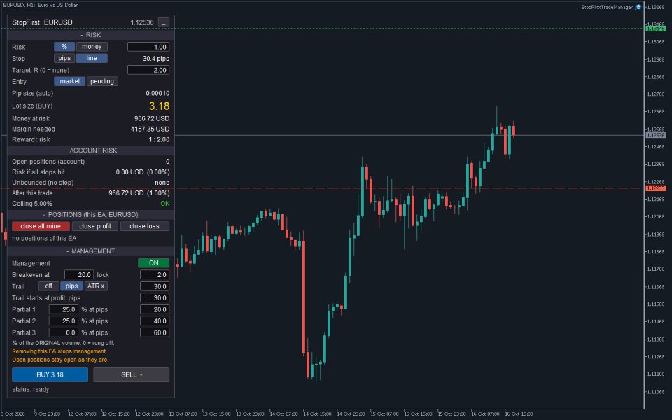 Screenshot #2 StopFirst Trade Manager