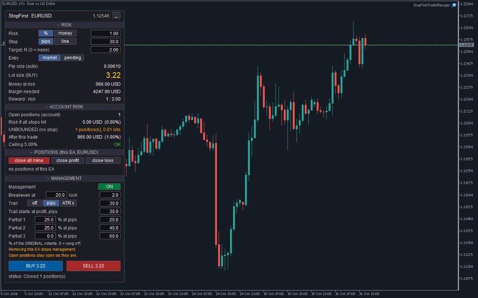 Screenshot #3 StopFirst Trade Manager