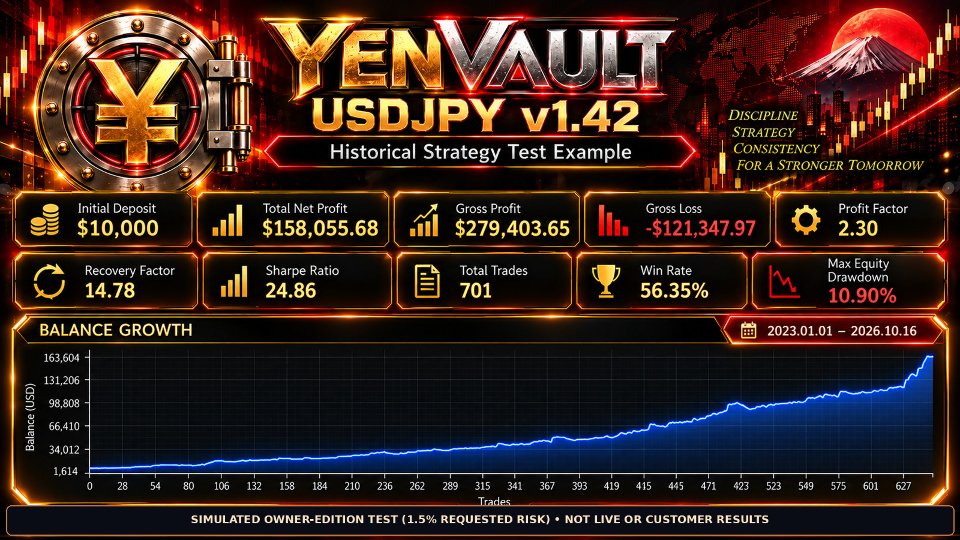Screenshot #2 YenVault USDJPY
