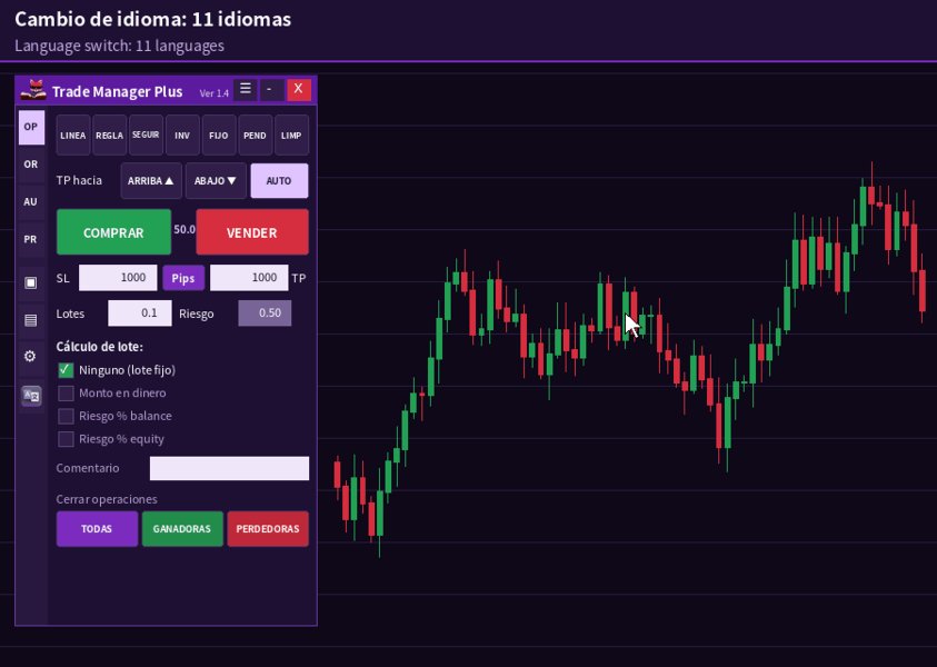 스크린샷 #7 Forex Trade Manager Plus