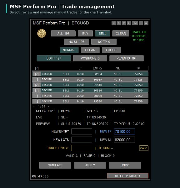 Ekran görüntüsü #1 MSF Perform Pro