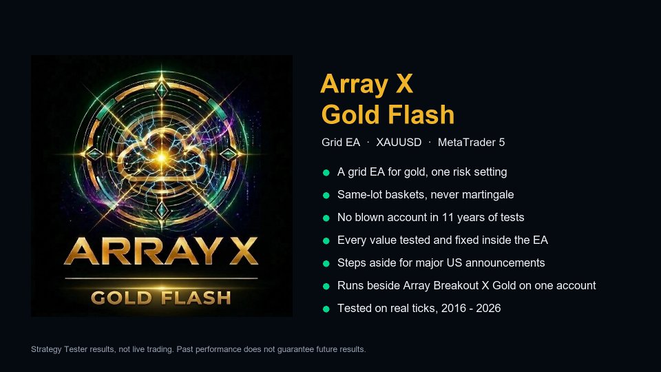 스크린샷 #1 Array X Gold Flash