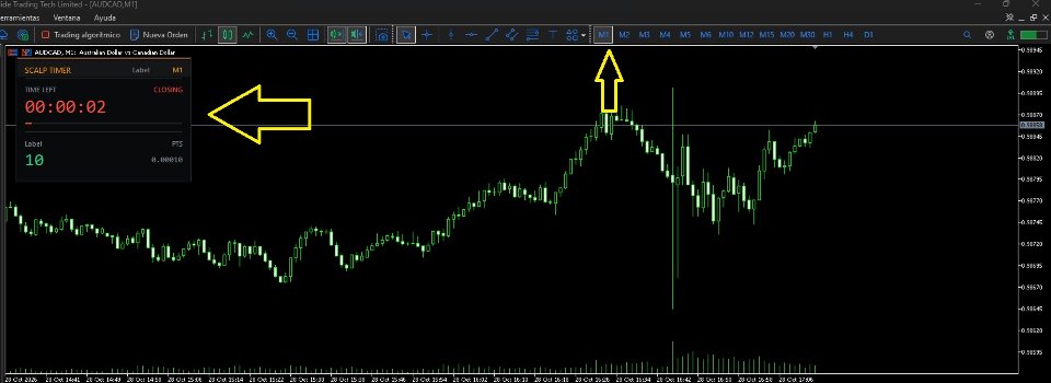 Capture d'écran #2 Scalping Timer