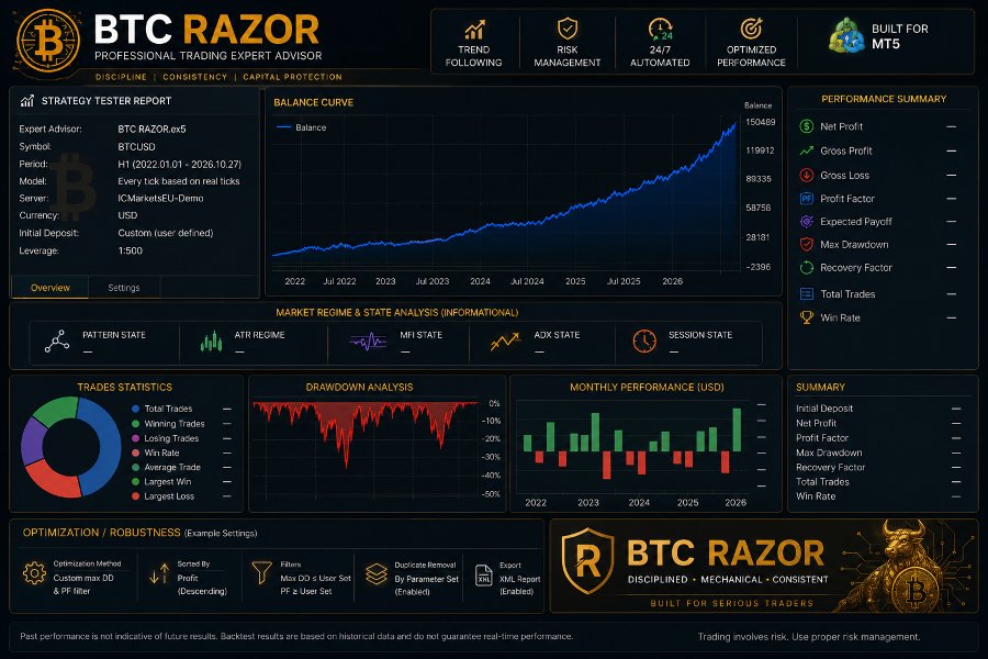 Снимок экрана #1 BTC Razor