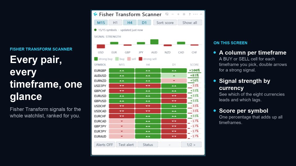 Captura de pantalla #3 Fisher Transform Scanner