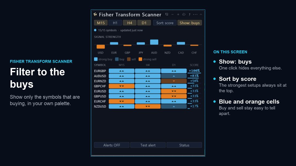 Captura de pantalla #4 Fisher Transform Scanner