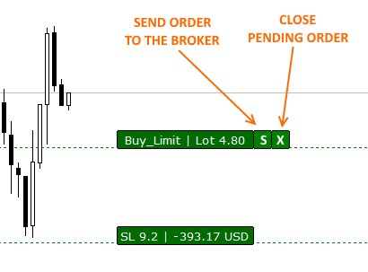 New order button options