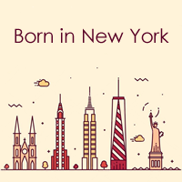 Born in New York