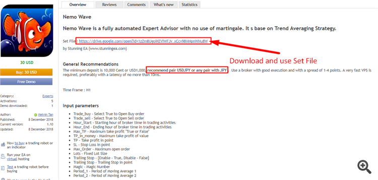 Recommended Set File Recommended Set File
