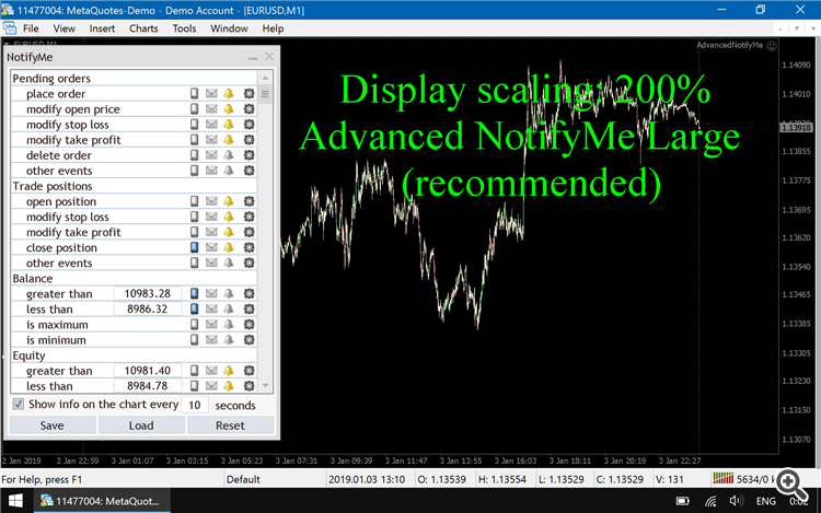 Advanced NotifyMe Large, scaling 200%