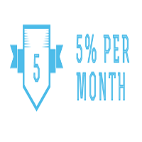 Five percent per month