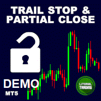 Trail Stop with Partial Close Demo