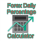 Forex Daily Percentage Calculator