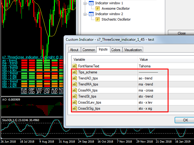 MultiSymbol Triple Screen Trading System - Update to version 1.44 - What's new