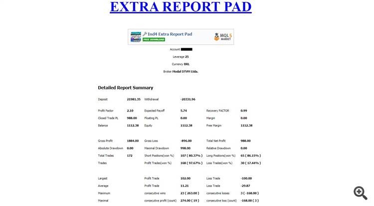 Extra Report Pad