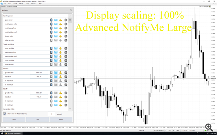Advanced NotifyMe Large, scale 100%