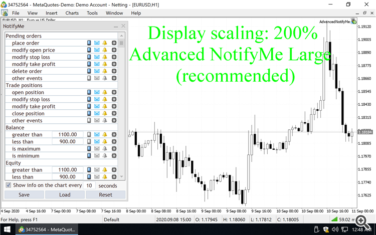 Advanced NotifyMe Large, scale 200%