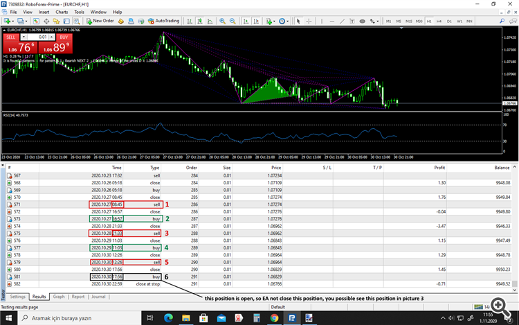 roboforex backtest result