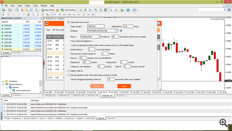 Comments | News Trader Pro | Buy Trading Utility for MetaTrader 4