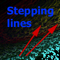 Stepping lines
