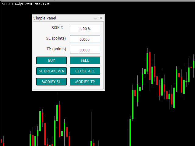 Download The Simple Order Panel Trading Utility For Metatrader 5 In Metatrader Market