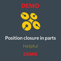 Position closure in parts DEMO