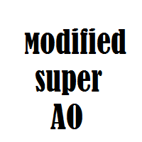 Modified super AO