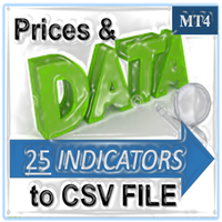 DATA and PRICES to FILE 25 indicators MT4