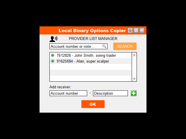 Trade copier binary options