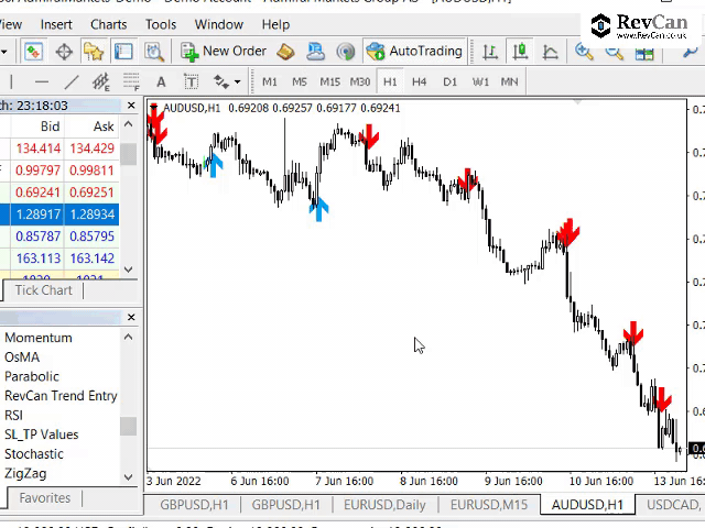 RevCan Trend Entry MT5