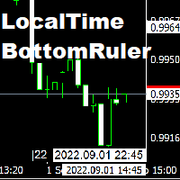 Local time of the bottom ruler