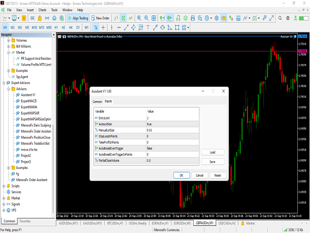 Купите Торговую утилиту 'Assistant V1 MT5' для MetaTrader 5 в магазине ...