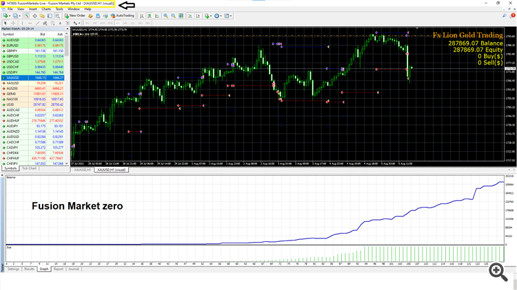 fusion market backtest