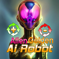 Alien Golden Ai Robot