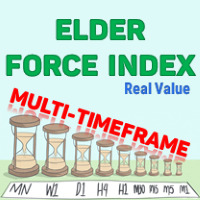 Elder Force Index Multi TF Real Value for MT5