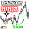 Shuriken Ninja sign