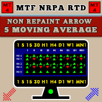 MTF Non Repaint Arrow Five Moving Average RTD