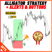 Alligator Cross Strategy with Alert and Button MT5