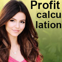 Profit calculation