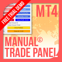 Manual Trade Panel EA MT4