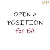 Open a position for EA MT5