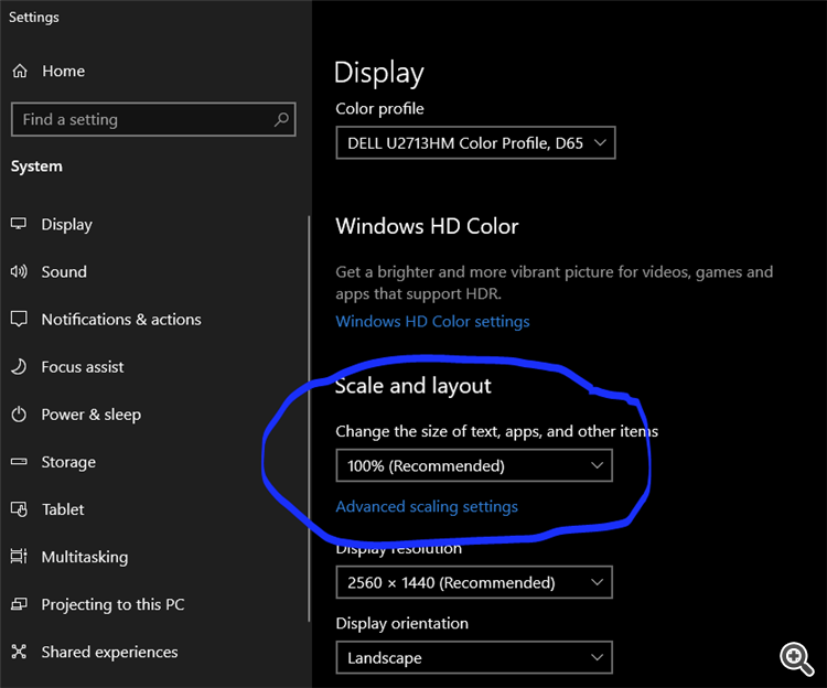 Windows Scale