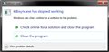 Kdbsync.exe has stopped working? Kdbsync.exe has stopped working?