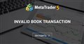 invalid book transaction