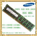 Samsung DDR3 4 ГБ 8 ГБ 16 ГБ памяти сервера 1333 1600 мГц ECC Reg DDR3 PC3 10600R 12800R регистрация rimm оперативная память X58 X79 использование материнской платы купить на AliExpress