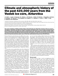 (PDF) Climate and Atmospheric History of the Past 420,000 Years from the Vostok Ice Core, Antarctica