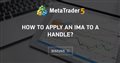 How to apply an iMA to a handle?