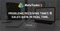 Problems receiving times & sales data in real time.