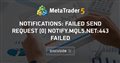 Notifications: failed send request [0] notify.mql5.net:443 failed