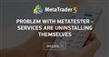 Problem with MetaTester - Services are uninstalling themselves